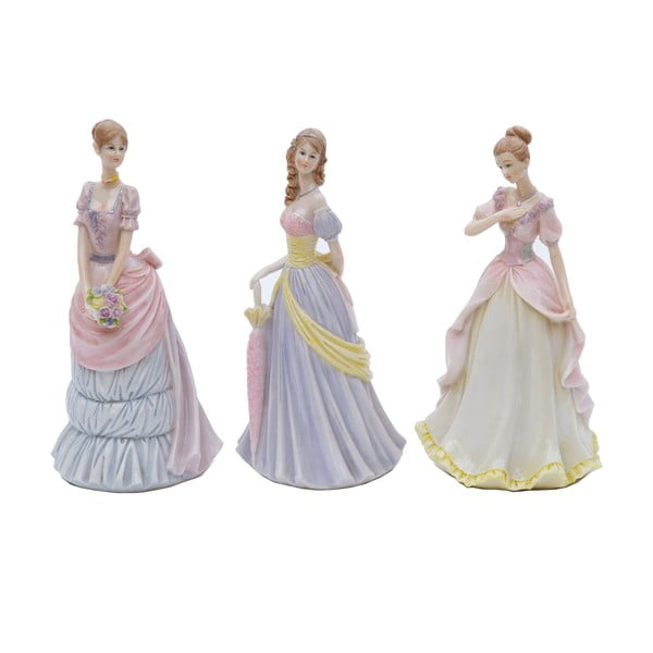 Zestaw 3 figurek dekoracyjnych Bolzonella Victorian Ladies