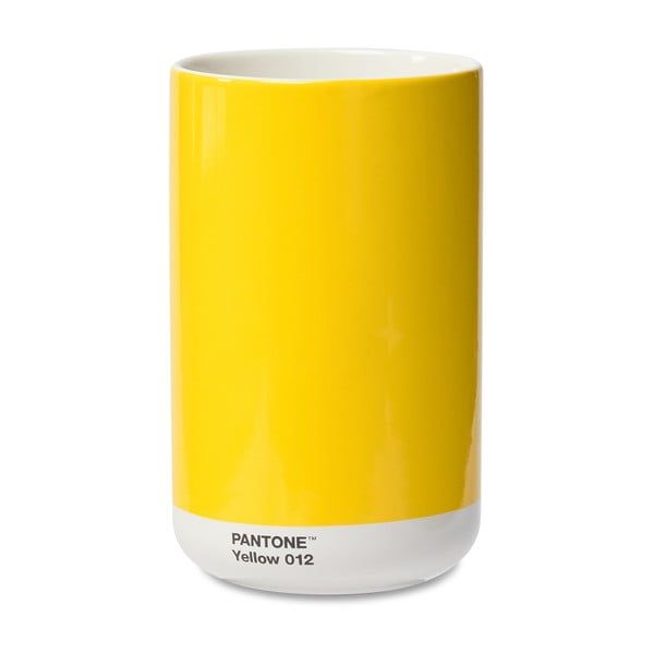 Żółty ceramiczny wazon Yellow 012 – Pantone