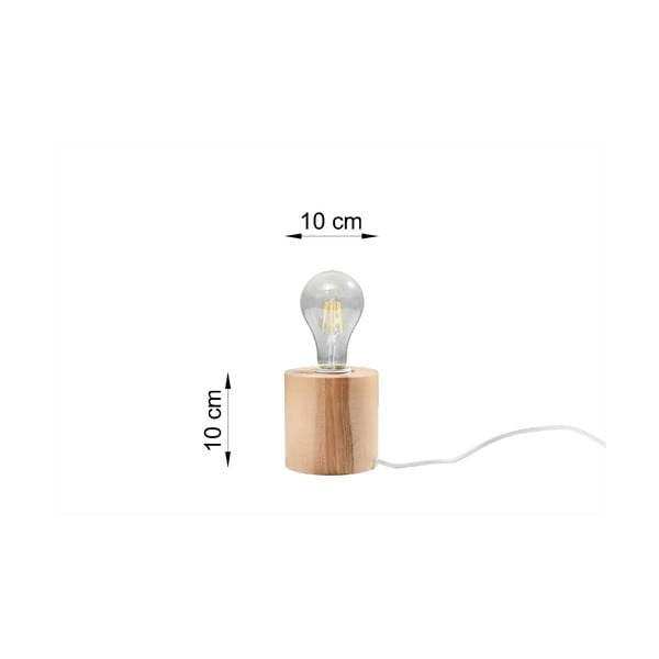 Drewniana lampa stołowa Sollux Elia-image-2