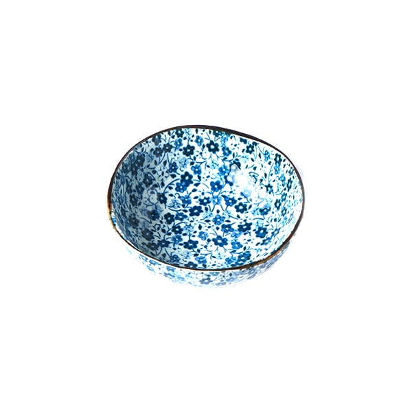 Niebiesko-biała miseczka ceramiczna MIJ Daisy, ø 11 cm