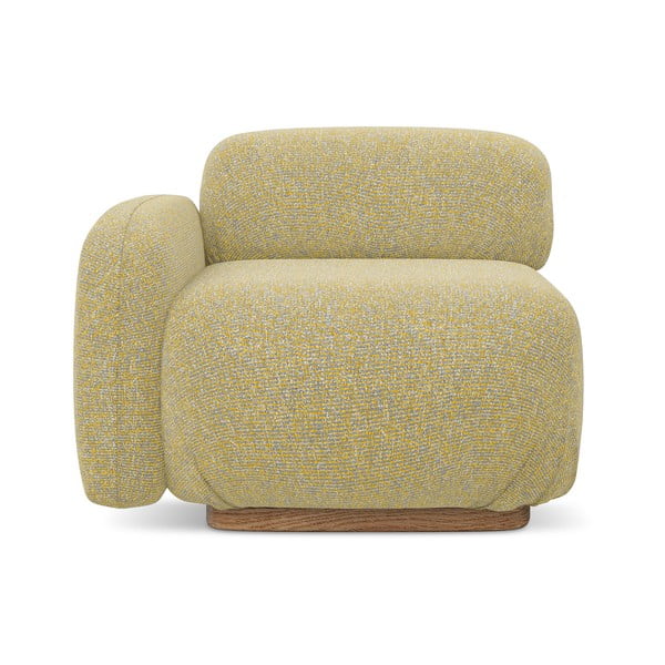 Żółty moduł sofy (lewostronny) Ailani – Makamii