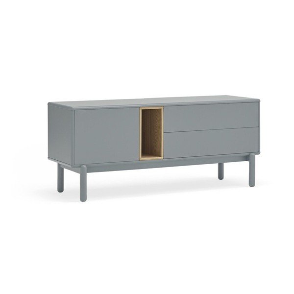 Niebieska/szara szafka pod TV 140x56 cm Corvo – Teulat-image-1