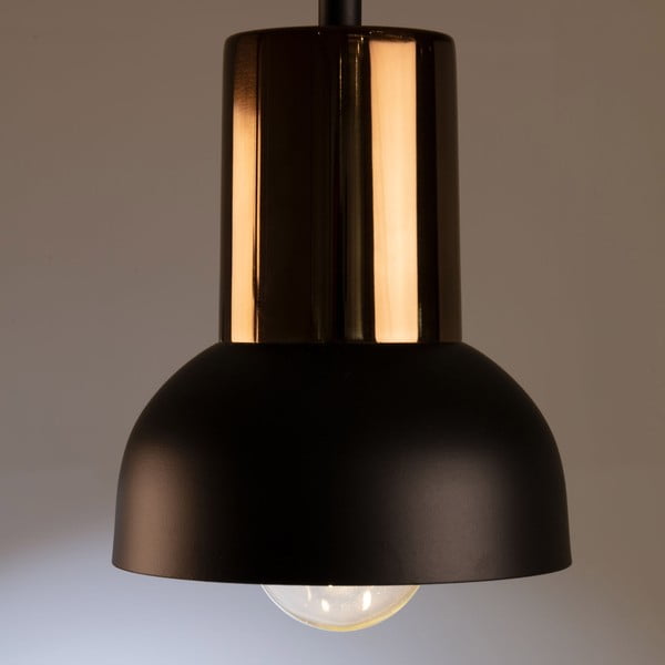 Czarna lampa wisząca Kave Home Amina, wys. 15 cm-image-1