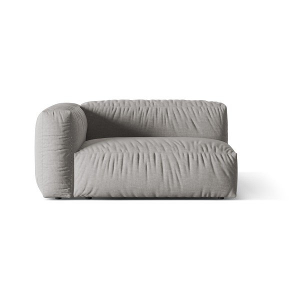 Jasnoszary moduł sofy (lewostronny) Martina – Micadoni Home