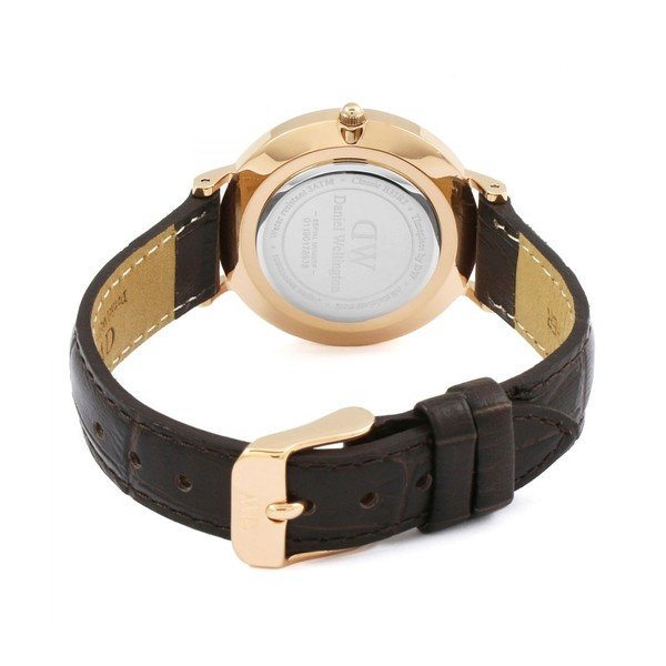Zegarek damski z detalami w różowozłotej barwie Daniel Wellington Petite York, ⌀ 32 mm-image-1