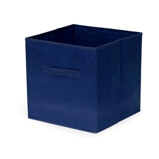 Ciemnoniebieskie pudełko do przechowywania Kompaktor, 27 x 28 cm