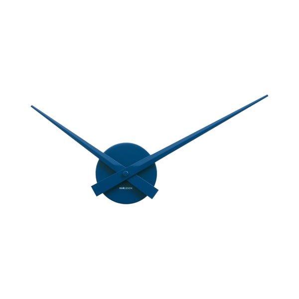 Niebieski zegar ścienny Karlsson Mini, ø 44 cm
