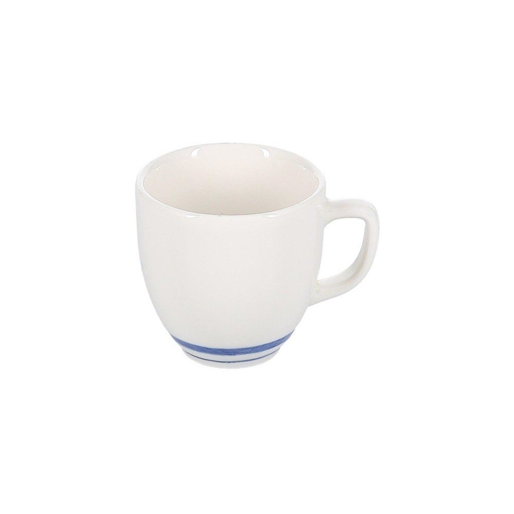 Biała/niebieska porcelanowa filiżanka do cappuccino 200 ml Azul – BonBistro