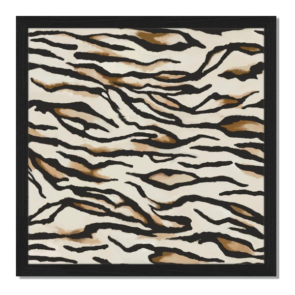 Obraz w ramie Liv Corday Provence Tiger, 40x40 cm
