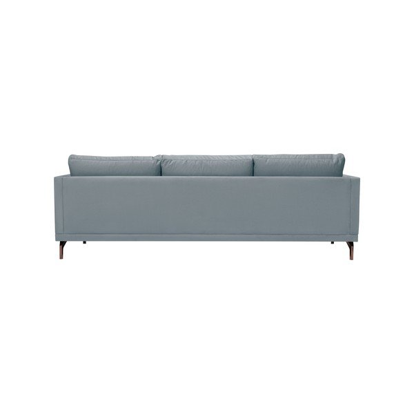 Szara sofa 3-osobowa z konstrukcją w kolorze złota Windsor & Co Sofas Jupiter-image-3