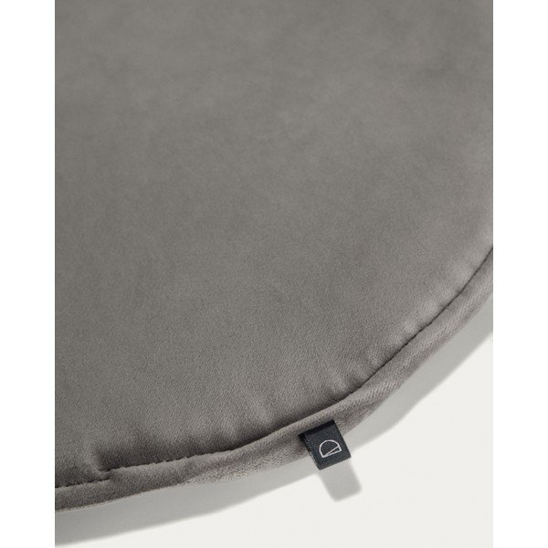 Aksamitna poduszka na krzesło ø 35 cm Rimca – Kave Home-image-1