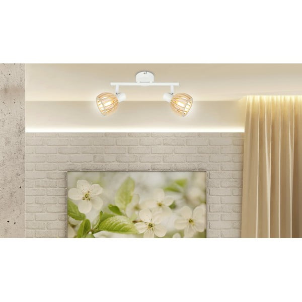 Biało-naturalna lampa sufitowa ø 10 cm Atarri – Candellux Lighting-image-2