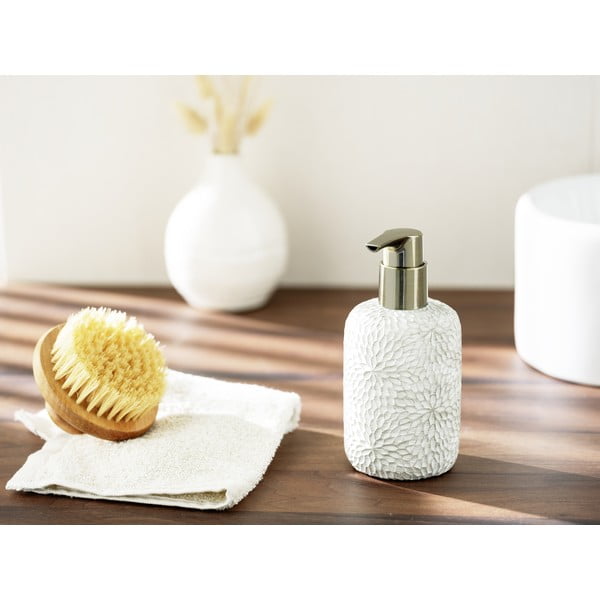 Biały dozownik do mydła z żywicy polimerowej 300 ml Montalfano – Wenko-image-3