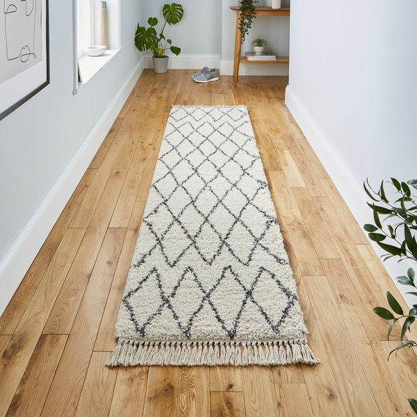 Kremowy chodnik 60x230 cm Boho – Think Rugs-image-1