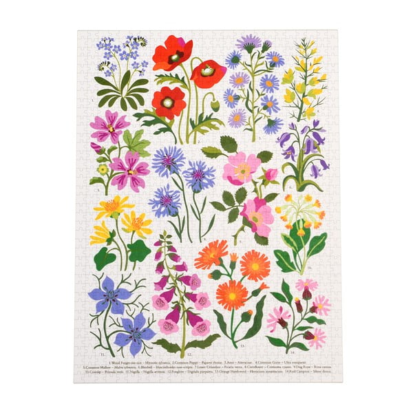 Puzzle (liczba elementów 1000) Wild Flowers – Rex London-image-3