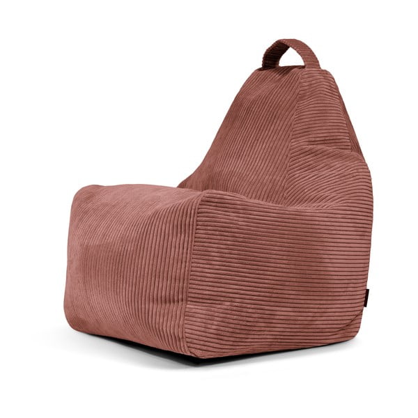 Ceglasty sztruksowy worek do siedzenia Play Amuse – SLOWDOWN