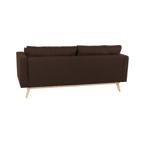 Brązowa sofa trzyosobowa Max Winzer Tomme-image-3