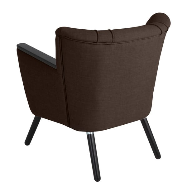 Ciemnobrązowy fotel Max Winzer Laurin -image-1