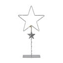 Szara dekoracja świetlna ze świątecznym motywem Vikhem – Markslöjd