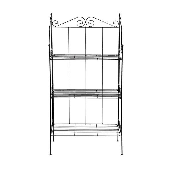 3-piętrowy czarny metalowy regał Esschert Design-image-3