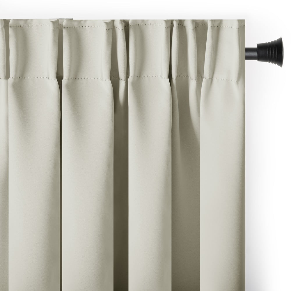 Kremowa zasłona częściowo zaciemniająca (dimout) 140x245 cm Kierra – Restilo