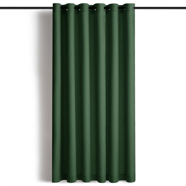 Ciemnozielona zasłona częściowo zaciemniająca (dimout) Calisto – Filumi
