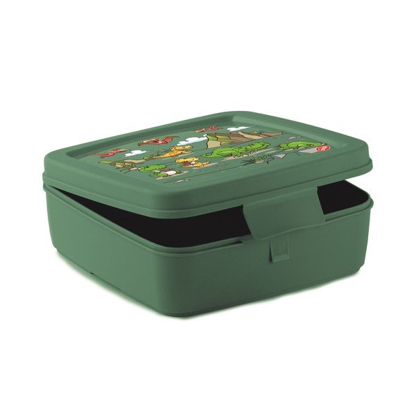 Zielony pojemnik śniadaniowy dla dzieci Dinosaur – Snips-image-3