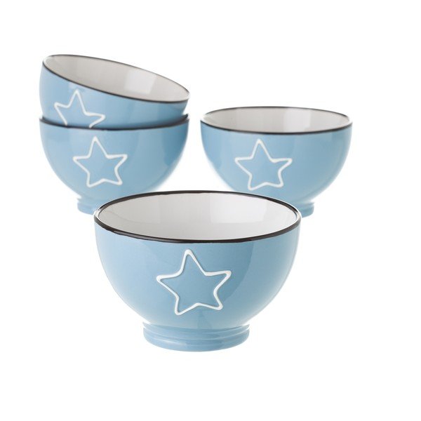 Niebieska misa ceramiczna Unimasa Star, 580 ml-image-1
