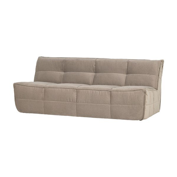 Szarobrązowa aksamitna sofa 204 cm Cluster – vtwonen-image-2