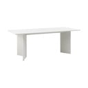 Jasnoszary stół 90x200 cm Palma – Unique Furniture