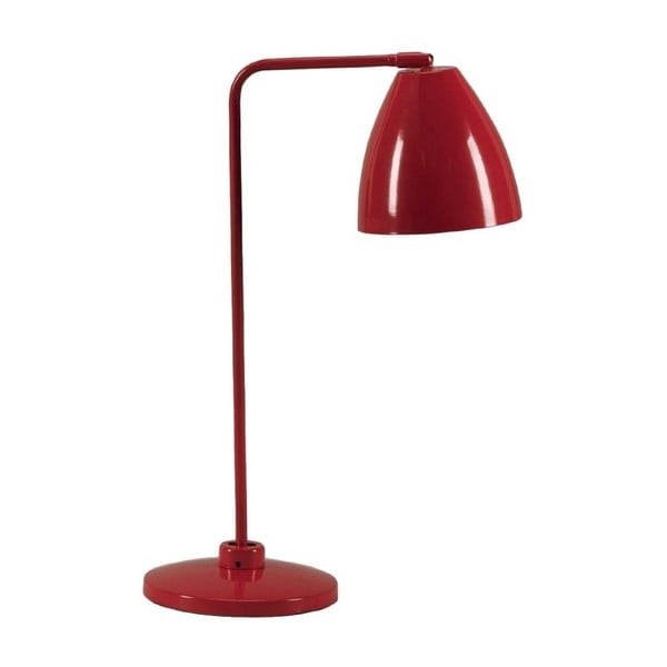 Czerwona lampa stołowa Design Twist Cervasca
