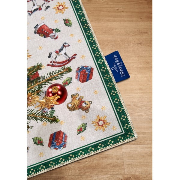 Zielony dywan ze świątecznym motywem 50x80 cm Green Christmas – Villeroy&Boch-image-2