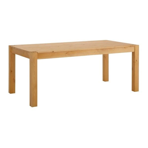 Brązowy stół do jadalni z litego drewna sosnowego Støraa Monique, 75x200 cm