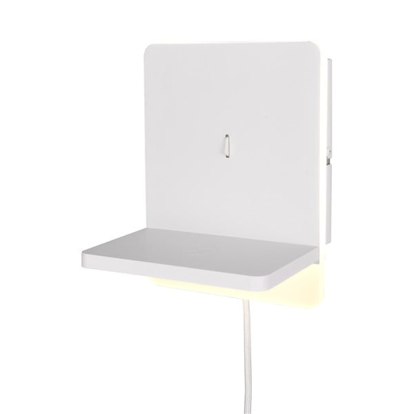 Biały kinkiet LED ze ściemniaczem Fairfield – Trio