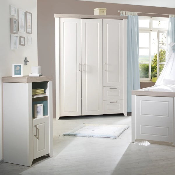 Biały regał dziecięcy 49x115 cm Felicia – Roba-image-1