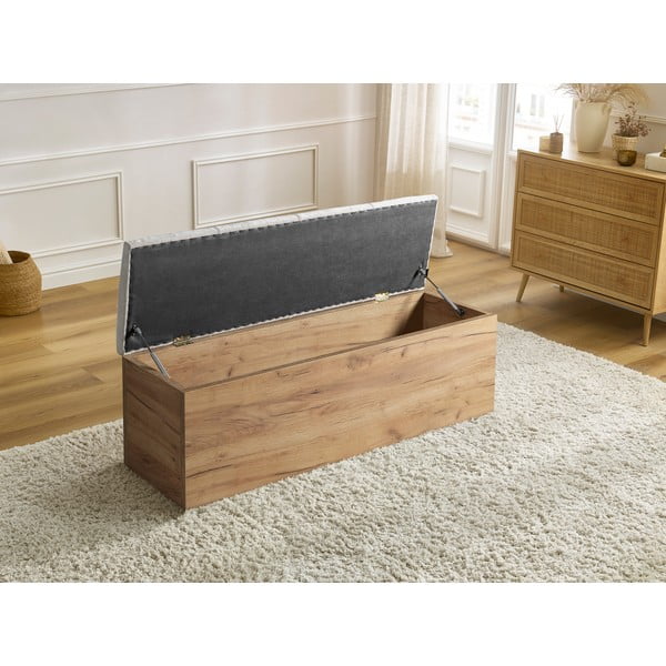 Jasnoszaro-naturalna ławka Kumo – Bobochic Paris-image-3