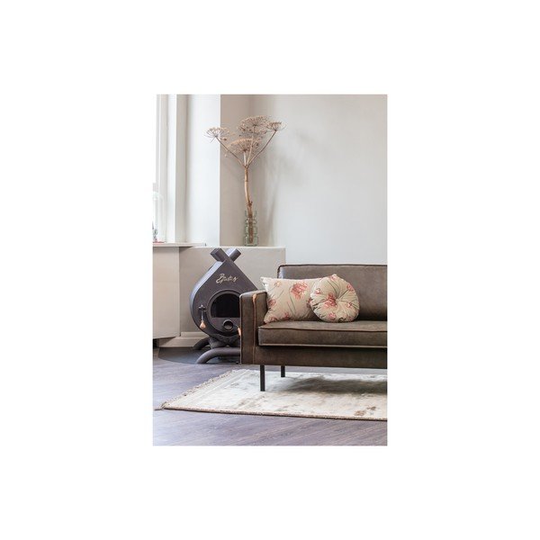Beżowa aksamitna poduszka BePureHome Vogue, ø 45 cm-image-2