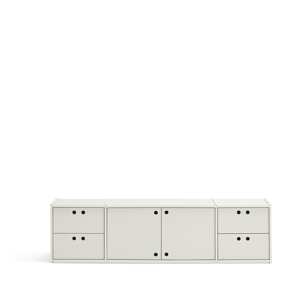 Kremowa szafka pod TV 157x42x40 cm Wally – Teulat