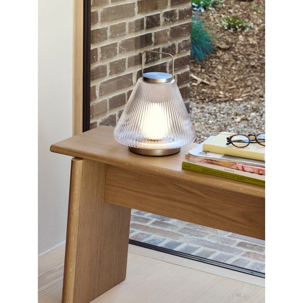 Szklana lampa stołowa LED ø24x28 cm Tou – Hübsch-image-3