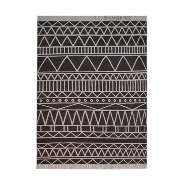Szaro-kremowy dywan wełniany The Rug Republic Canton, 230x160 cm