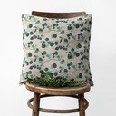 Lniana poszewka na poduszkę Linen Tales Natural Eucalyptus, 45x45 cm