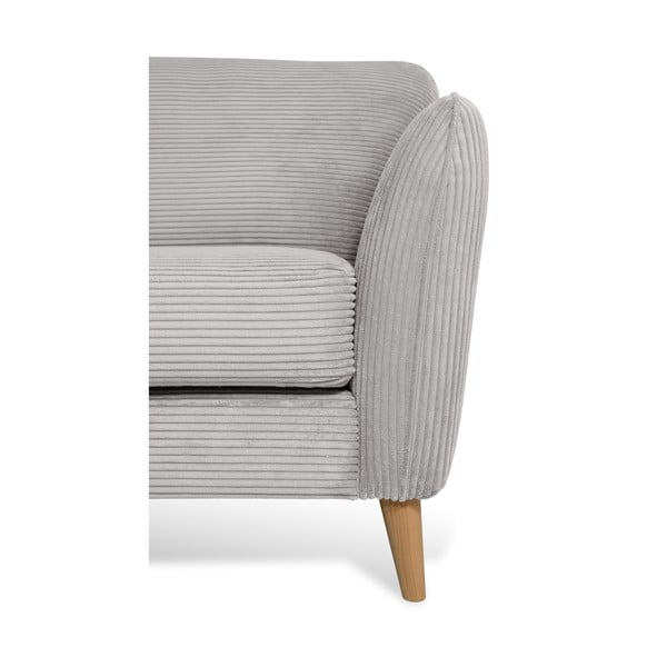 Jasnoszary sztruksowy narożnik (lewostronny) Paris – Scandic-image-4