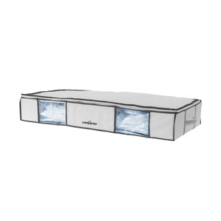 Zestaw 2 białych organizerów pod łóżko z workiem próżniowym Compactor XLarge Underbed Life, 105x15,5 cm