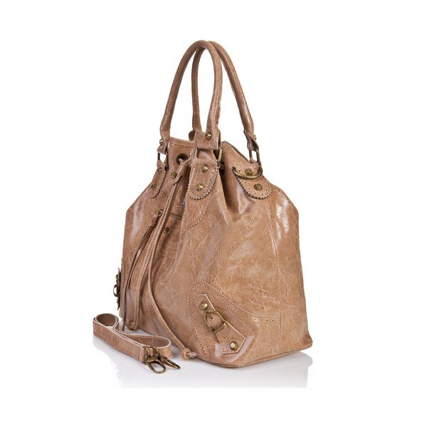 Torebka skórzana Risaga, taupe-image-1