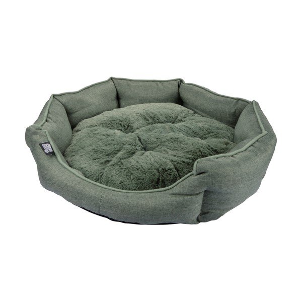 Legowisko dla psów w kolorze khaki ø 60 cm – Love Story-image-3
