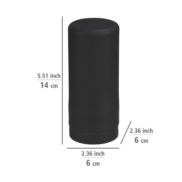 Czarny silikonowy dozownik do mydła Wenko Easy Squeez-e-image-4