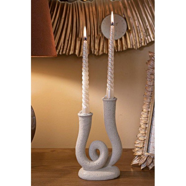 Świecznik z żywicy polimerowej Stons – Mauro Ferretti-image-1