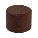 Ciemnobrązowy puf dziecięcy z materiału bouclé Warm Hazel – Wigiwama