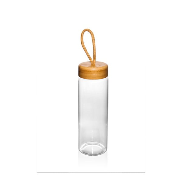 Butelka szklana z bambusowym zamknięciem Bambum Diem, 400 ml