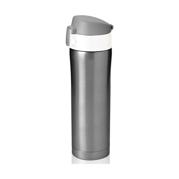 Butelka termiczna Asobu Diva Cup Smoke/White, 450 ml